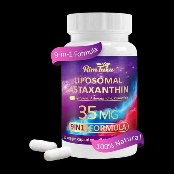 Liposomal astaxanthin 35 mg 9 in 1