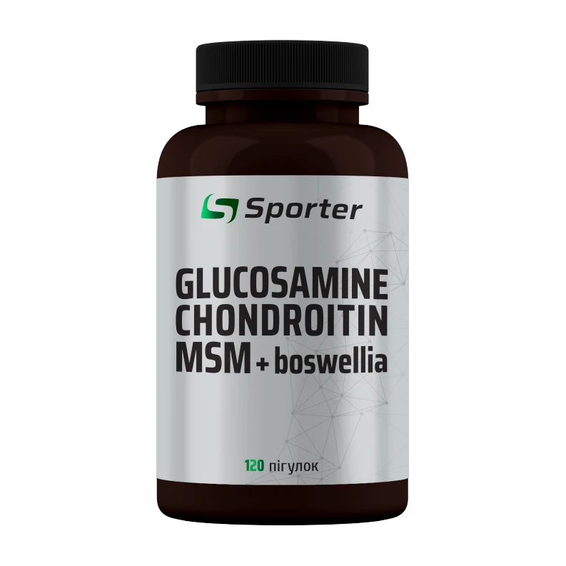 Glucosamine, chondritin, MSM + boswellia 